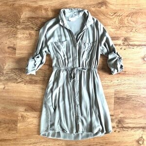 Woman’s Chic Button-Up Dress